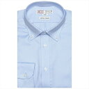 TOKYO SHIRTS 【国産しゃれシャツ】 ボタンダウン 長袖 形態安定 綿100% バスケット織り トーキョーシャツ スーツ・フォーマル Yシャツ・カッターシャツ ブルー【送料無料】(4)