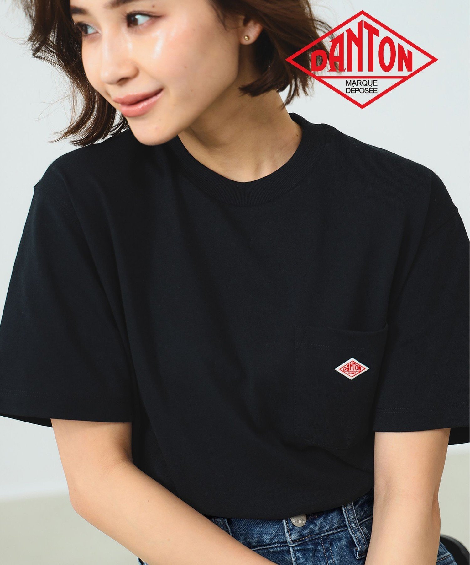 B:MING by BEAMS DANTON / SHORT SLEEVE POCKET T-SHIRT PLAIN ビーミング ライフストア バイ ビームス トップス カットソー Tシャツ ブラック ホワイト グレー【送料無料】