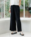 【SALE/6%OFF】LAKOLE カット楊柳アソートパンツ ラコレ パンツ その他のパンツ ベージュ ホワイト グレー ブラック ブルー