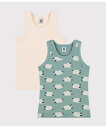 【SALE/10%OFF】PETIT BATEAU タンクトップ2枚組 プチバトー インナー・ルームウェア その他のインナー・ルームウェア【送料無料】