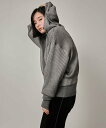 【SALE/50%OFF】NERGY 【セットアイテム】ソフトニットレイヤードフーディプルオーバー ナージー トップス その他のトップス グレー ホワイト【送料...