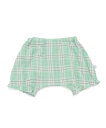 【SALE/30%OFF】SLAP SLIP BABY クマ恐竜チェックブルマベビー ベベ オンライン ストア パンツ その他のパンツ ブルー グリーン