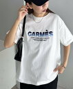 Discoat 【ユニセックス】グラデーション刺繍ロゴTシャツ ディスコート トップス カットソー・Tシャツ ホワイト ブラック【送料無料】