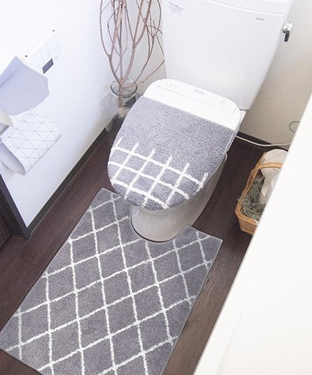 BACKYARD FAMILY saltoru ソルトル トイレ ロングマット ローラ インテリア・生活雑貨 トイレ用品・バス用品 ホワイト