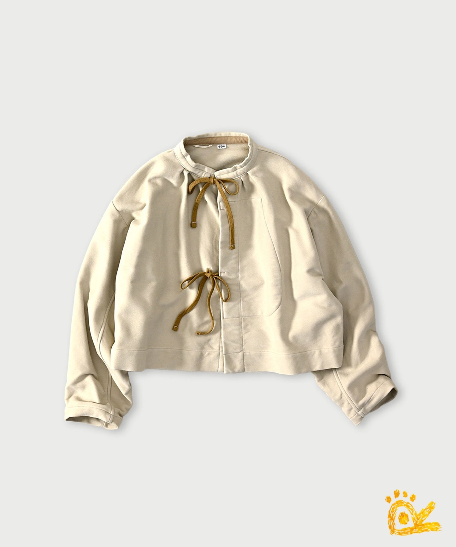 45R 【WEB限定｜先行発売】ONEONE 宝物のいろいろミリタリーミニスモック フォーティファイブアール ジャケット・アウター その他のジャケット・アウター ブルー ベージュ ネイビー【送料無料】