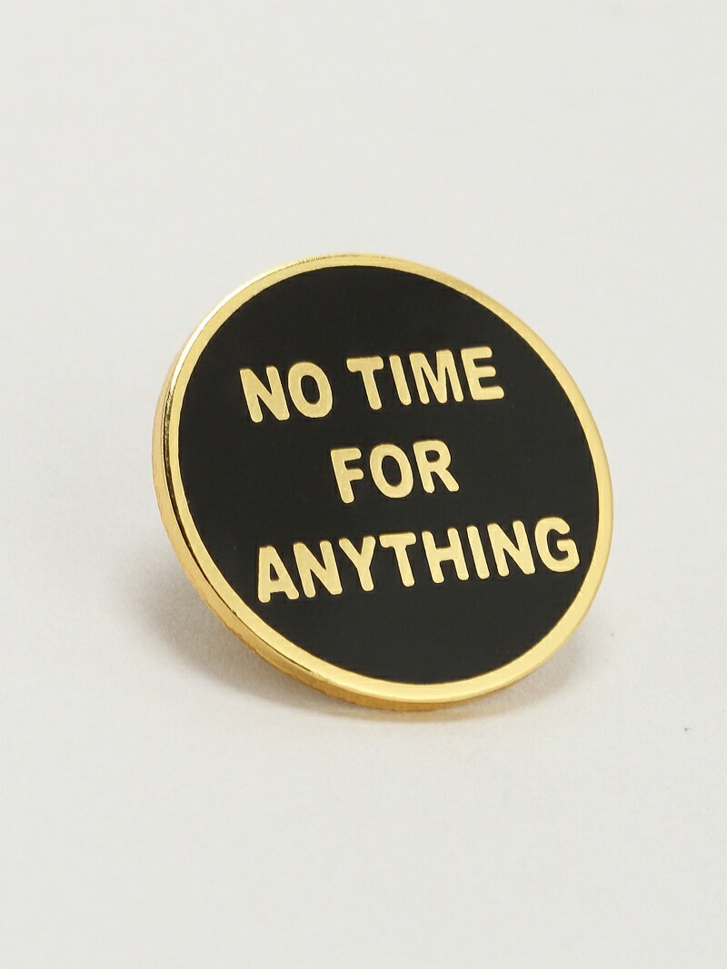 Explorer s Press Explorer s Press/(U)No Time For Anything Lapel Pin ザコモンテンポ アクセサリー・腕時計 ブローチ・コサージュ・バッジ ピンク