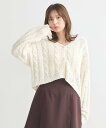 【SALE/50%OFF】earth music&ecology ポコポコケーブルカーディガン アースミュージック&エコロジー トップス カーディガン ピンク ...