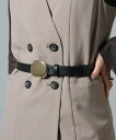 NANO universe JAMIRAY/BEAN BELT ナノユニバース ファッション雑貨 ベルト ゴールド【送料無料】