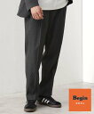 THE SHOP TK 【Begin/ビギン10月号掲載】楊柳スマートイージーパンツ 軽量/洗濯機OK/セットアップ可 ザ ショップ ティーケー パンツ その他のパンツ ネイビー ブラウン グレー【送料無料】