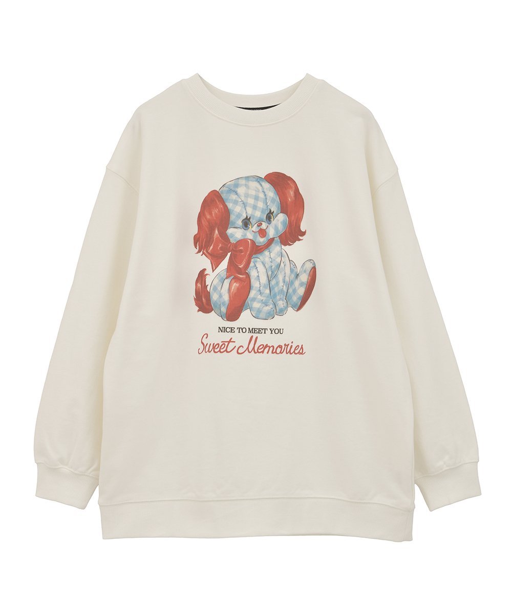 Candy Stripper SWEET MEMORIES SWEAT ONE-PIECE キャンディストリッパー トップス スウェット・トレーナー ピンク レッド ブラック ホワイト【送料無料】のサムネイル