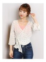 【SALE/52%OFF】プチフラワーカシュクールブラウス ダズリン シャツ/ブラウス【RBA_S】【RBA_E】