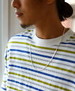 BEAMS MEN BEAMS / カーブ チェーン ネックレス SILVER925 ビームス メン アクセサリー 腕時計 ネックレス シルバー【送料無料】