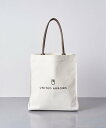 UNITED ARROWS ロゴ トートバッグ M ユナイテッドアローズ バッグ トートバッグ ホワイト ブラック グレー【送料無料】