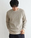 【SALE／20%OFF】ikka ビッグワッフルクルーネックプルオーバー イッカ トップス スウェット・トレーナー ベージュ …