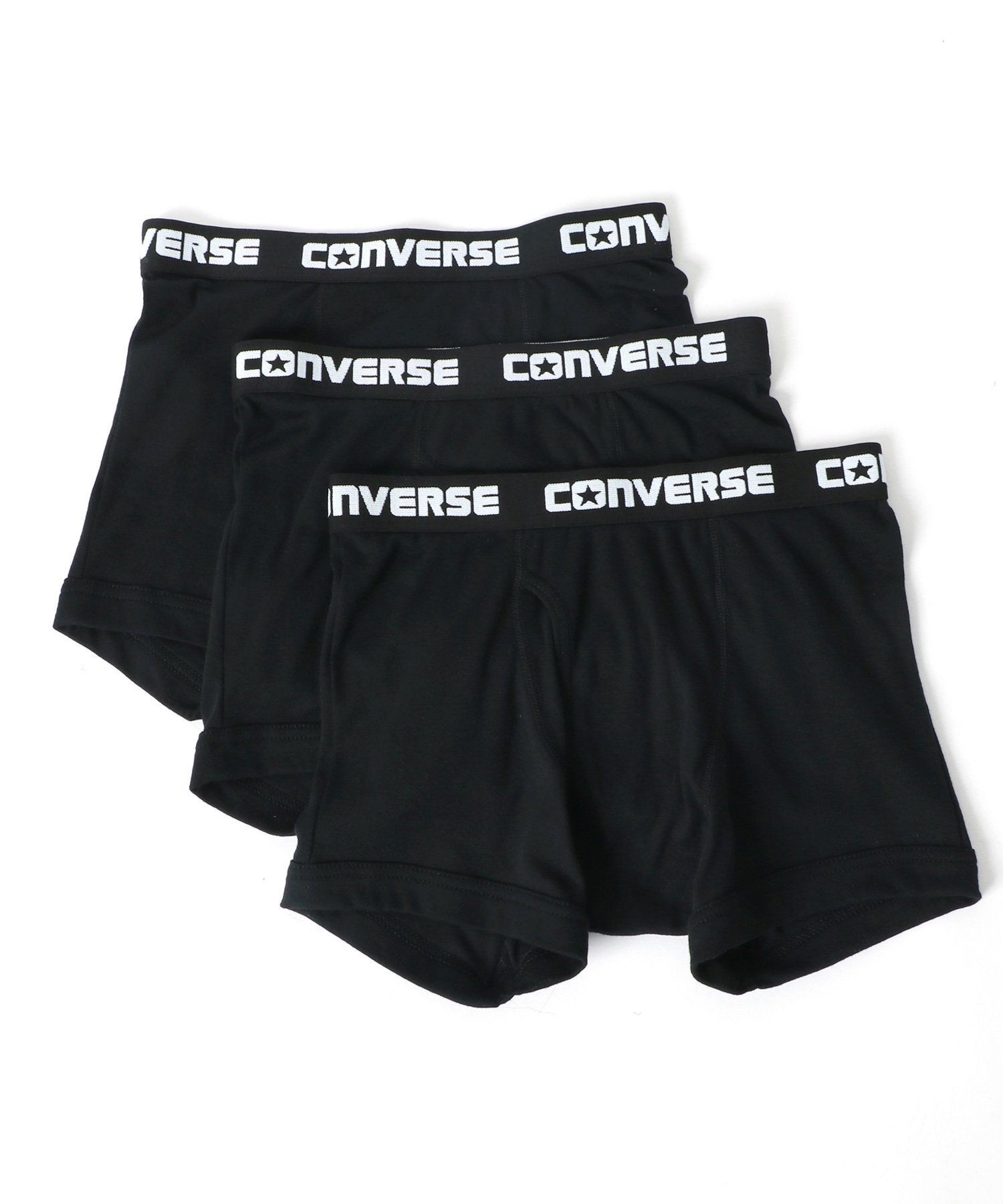 【SALE／16%OFF】CONVERSE CONVERSE/コンバース ボクサーパンツ 3枚セット マルカワ インナー・ルームウェア ボクサーパンツ・トランクス ブラック