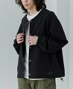 コーエン アウター メンズ coen 【C.Mt】FUNCTION NOCOLLAR BLOUSON コーエン ジャケット・アウター ブルゾン・ジャンパー ブラック グレー ベージュ【送料無料】