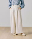 【SALE/50%OFF】GLOBAL WORK お手入れらくらくタックワイドパンツ/115668 グローバルワーク パンツ その他のパンツ ホワイト ブラック ブラウン ベージュ グレー
