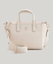 【SALE/20%OFF】TOMMY HILFIGER ソフトロゴミニトートバッグ トミーヒルフィガー バッグ トートバッグ ベージュ ブラック ホワイト【送料無料】