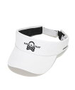 MARK & LONA Option Crystal Flag Visor | MEN and WOMEN マークアンドロナ 帽子 サンバイザー ブラック ピン...