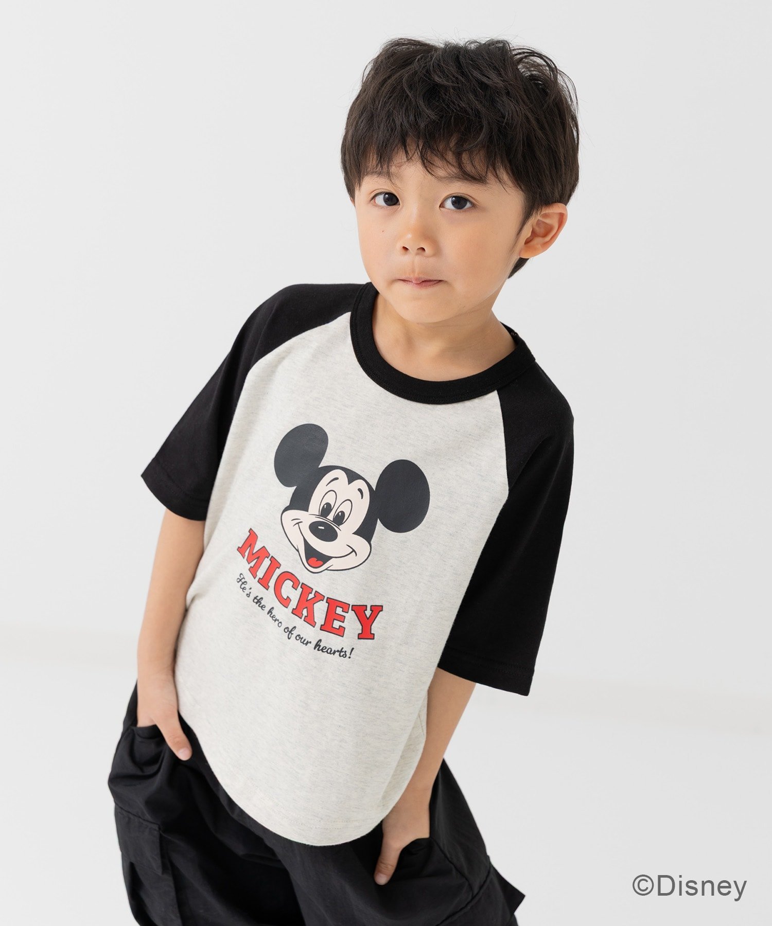 【SALE／43%OFF】Disney ＜ディズニー＞ミッキーマウス/ラグラン半袖Tシャツ チル...