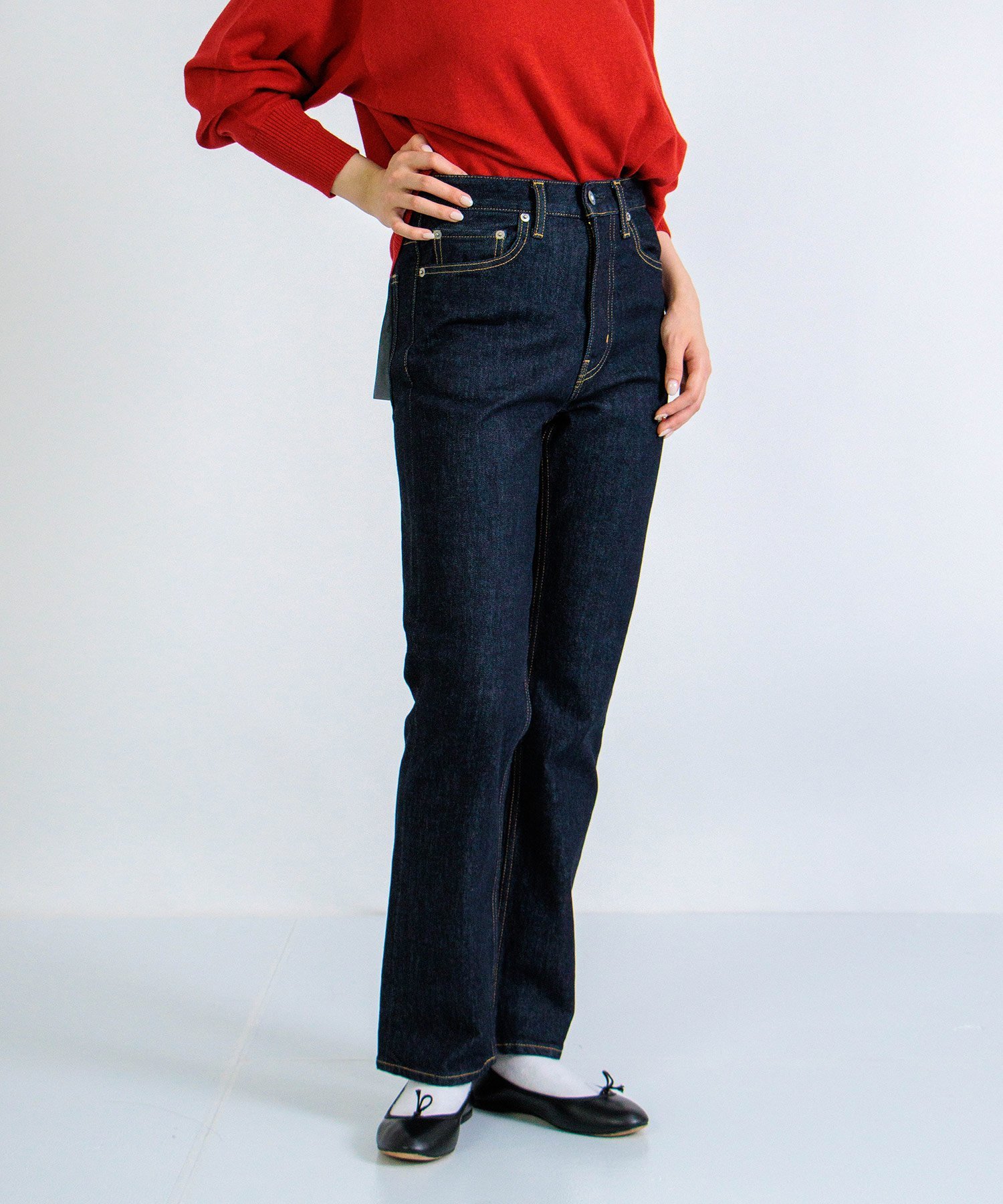 【SALE／30%OFF】D.M.G. 13ozリヨセル混デニム 5Pスリムストレート ドミンゴ パンツ ジーンズ・デニムパンツ【送料無料】