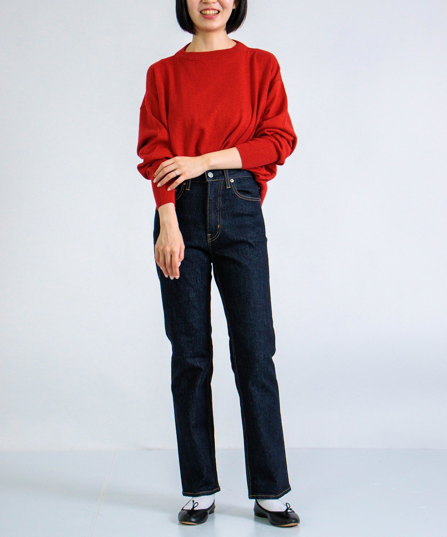 【SALE／30%OFF】D.M.G. 13ozリヨセル混デニム 5Pスリムストレート ドミンゴ パンツ ジーンズ・デニムパンツ【送料無料】
