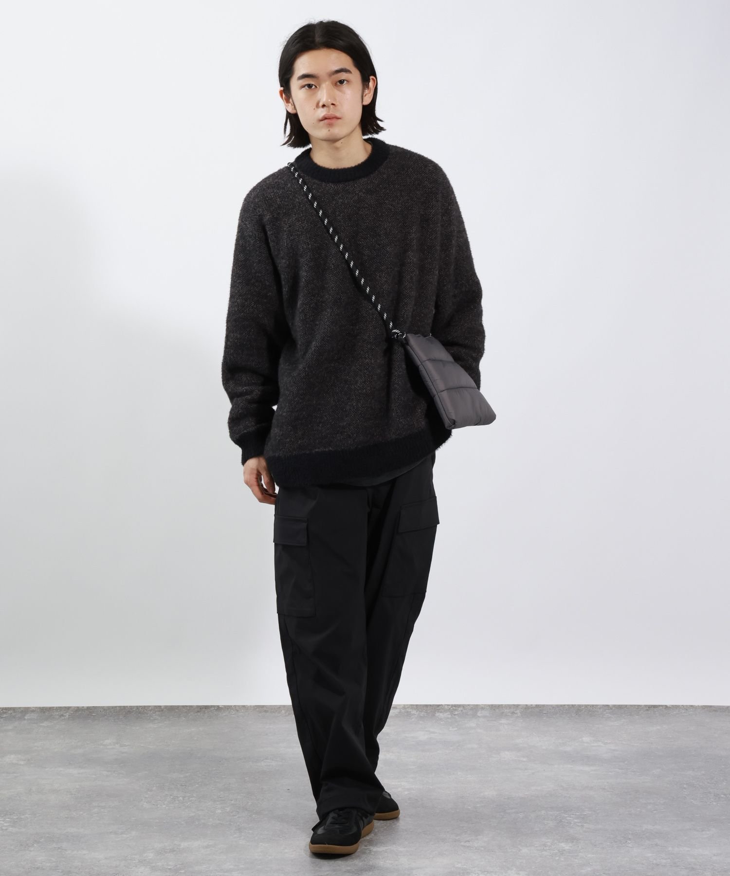 【吸水速乾・ストレッチ】タックテーパードカーゴパンツ ベイフロー パンツ その他のパンツ ブラック カーキグリーン