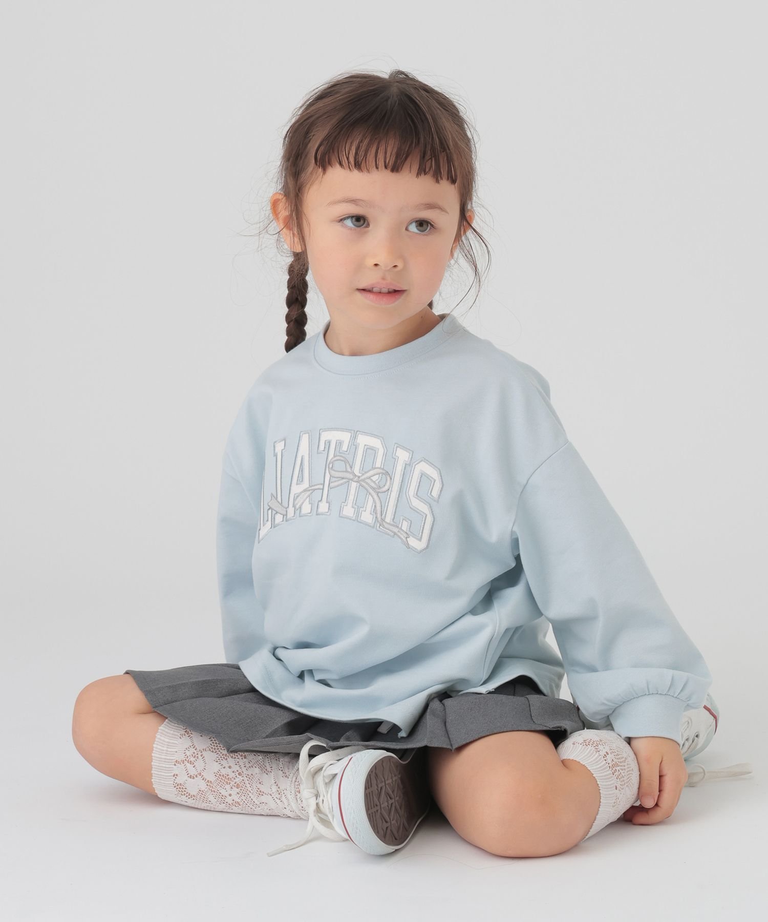 【SALE／30%OFF】GLOBAL WORK ヘビロッTEEモチーフ/100-120cm展開/589261 グローバルワーク トップス カットソー・Tシャツ ホワイト ブルーのサムネイル