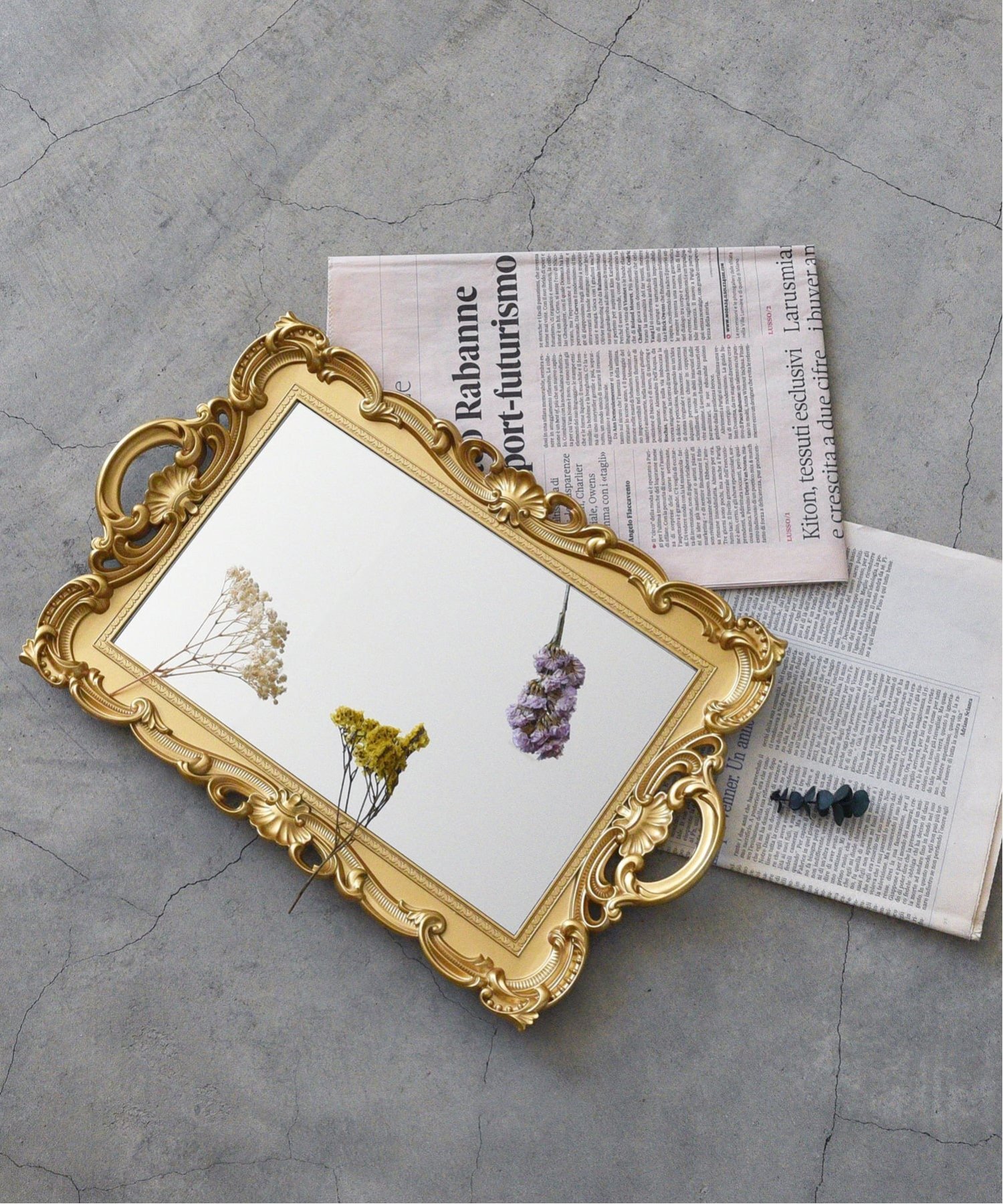 【SALE／30%OFF】styiro styiro/アンティークデザインミラー イストワール インテリア・生活雑貨 鏡・..