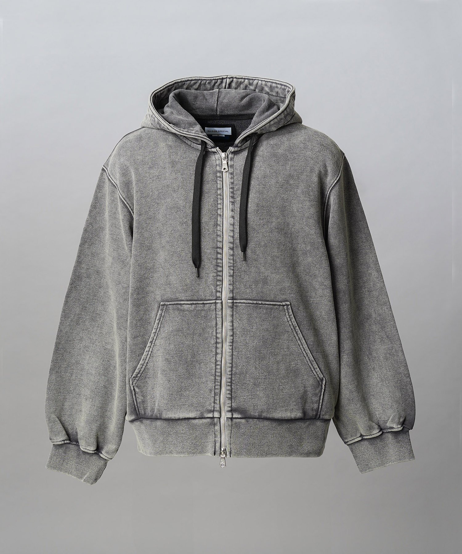MAISON SPECIAL 【ONE-MILE WEAR】Prime-Over Fade Zip Hoodie メゾンスペシャル トップス パーカー・フーディー グレー【送料無料】のサムネイル