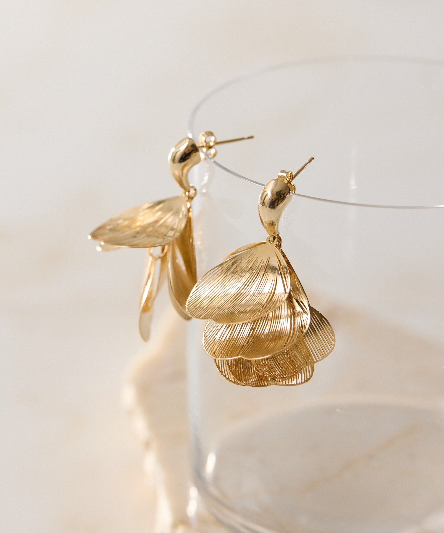 ear PAPILLONNER シャララフラワーピアス イア パピヨネ アクセサリー・腕時計 ピアス シルバー ゴールド【送料無料】