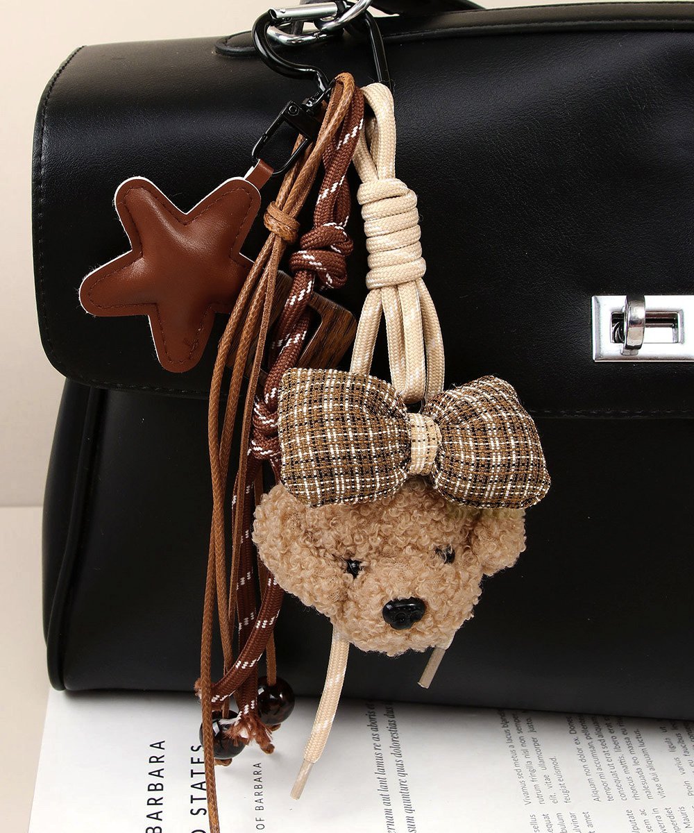 【SALE／29%OFF】miniministore バッグチャーム人気キーホルダー10タイプ ミニミニストア ファッション雑貨 チャーム・キーチェーン ブラウン ベージュ ブラック ホワイト ピンク レッド イエロー