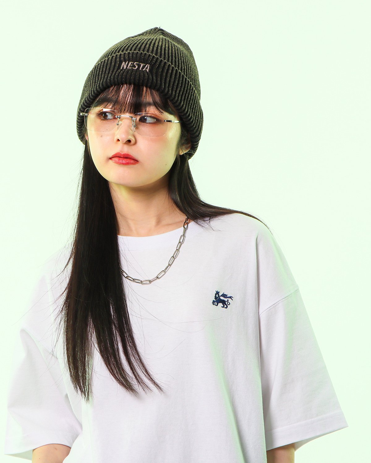 【NESTA BRAND ネスタブランド】 ベーシック ネスタ ロゴ T ガッチャ トップス カットソー・Tシャツ ホワイト ブルー ブラック