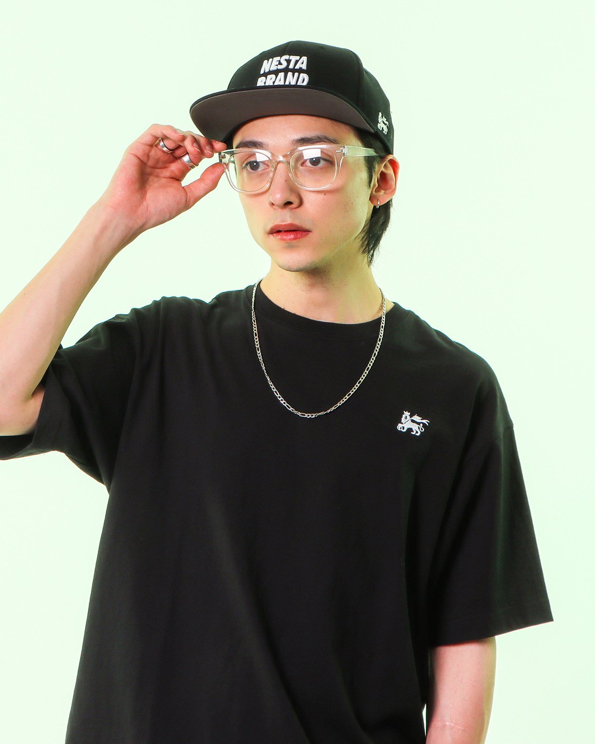 【NESTA BRAND ネスタブランド】 ベーシック ネスタ ロゴ T ガッチャ トップス カットソー・Tシャツ ホワイト ブルー ブラック