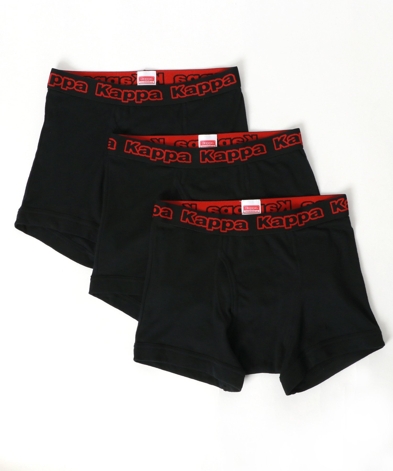 【SALE／10%OFF】Kappa Kappa/カッパ 3枚セット ボクサーパンツ マルカワ インナー・ルームウェア ボクサーパンツ・トランクス ブラック