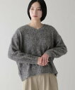 【SALE／50 OFF】natural by clip ＜natural by clip＞5ゲージ シャギー起毛Vネックプルオーバー スタディオクリップ トップス ニット グレー ベージュ ネイビー