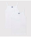 PETIT BATEAU キャミソール2枚組 プチバトー インナー・ルームウェア その他のインナー・ルームウェア【送料無料】
