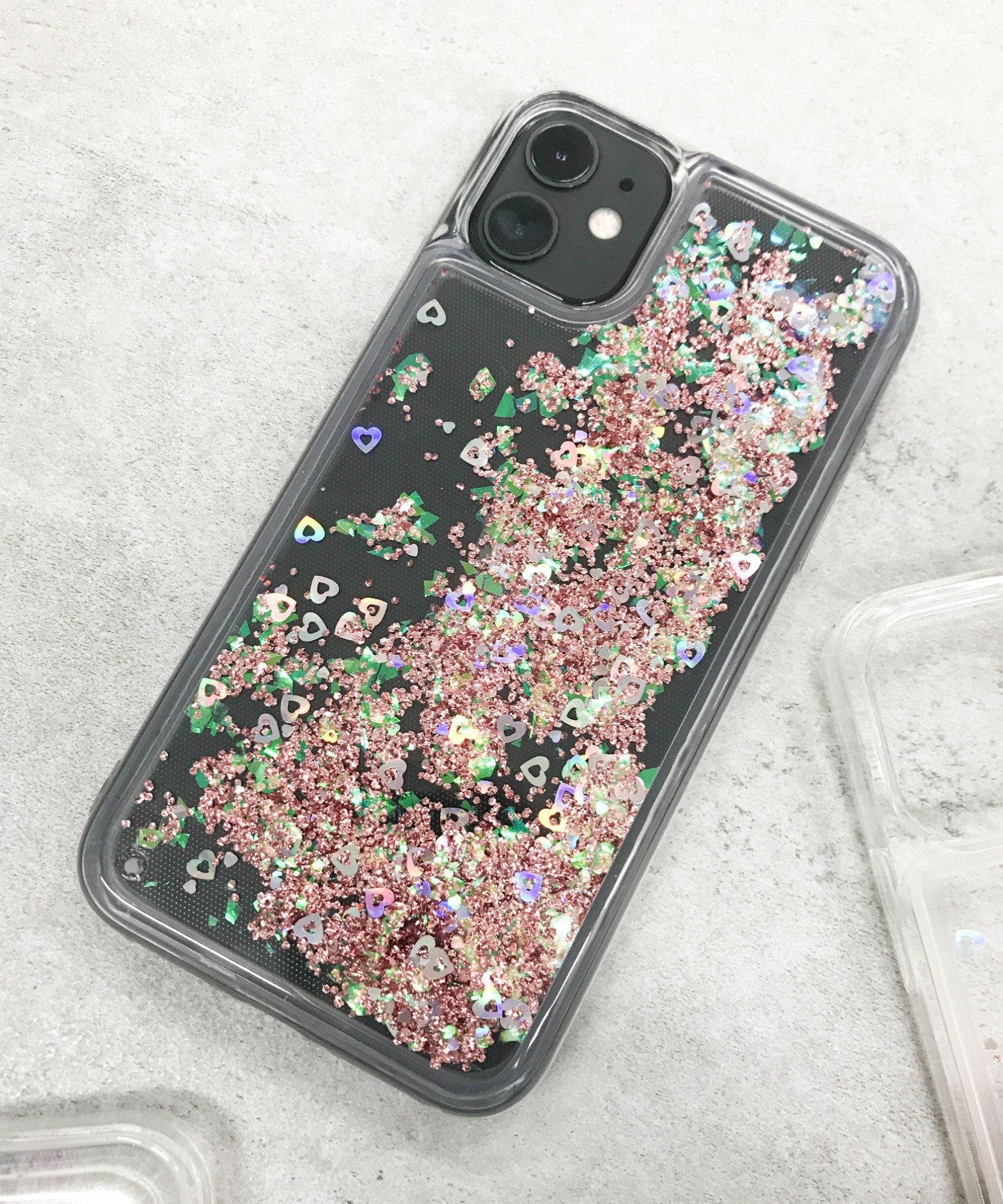 WEGO LADY'S キラキラiphoneケース(ピン