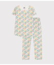 【SALE/30%OFF】PETIT BATEAU 半袖長ズボンパジャマ プチバトー インナー・ルームウェア パジャマ【送料無料】