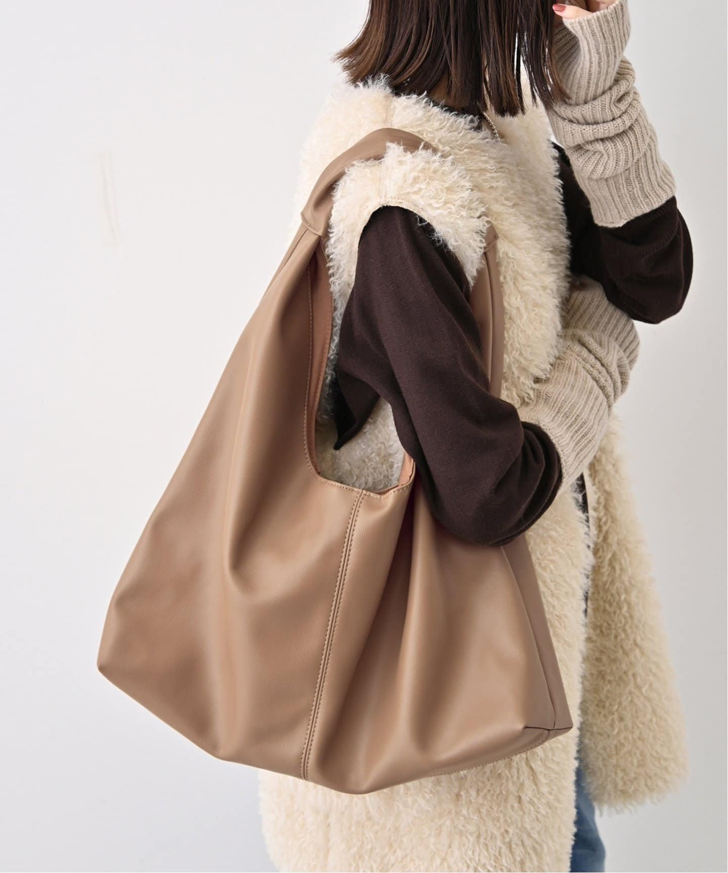 SLOBE IENA 《追加2》SLOBE トライアングルBAG スローブ イエナ バッグ その他のバッグ ブラック ブラウン【送料無料】のサムネイル