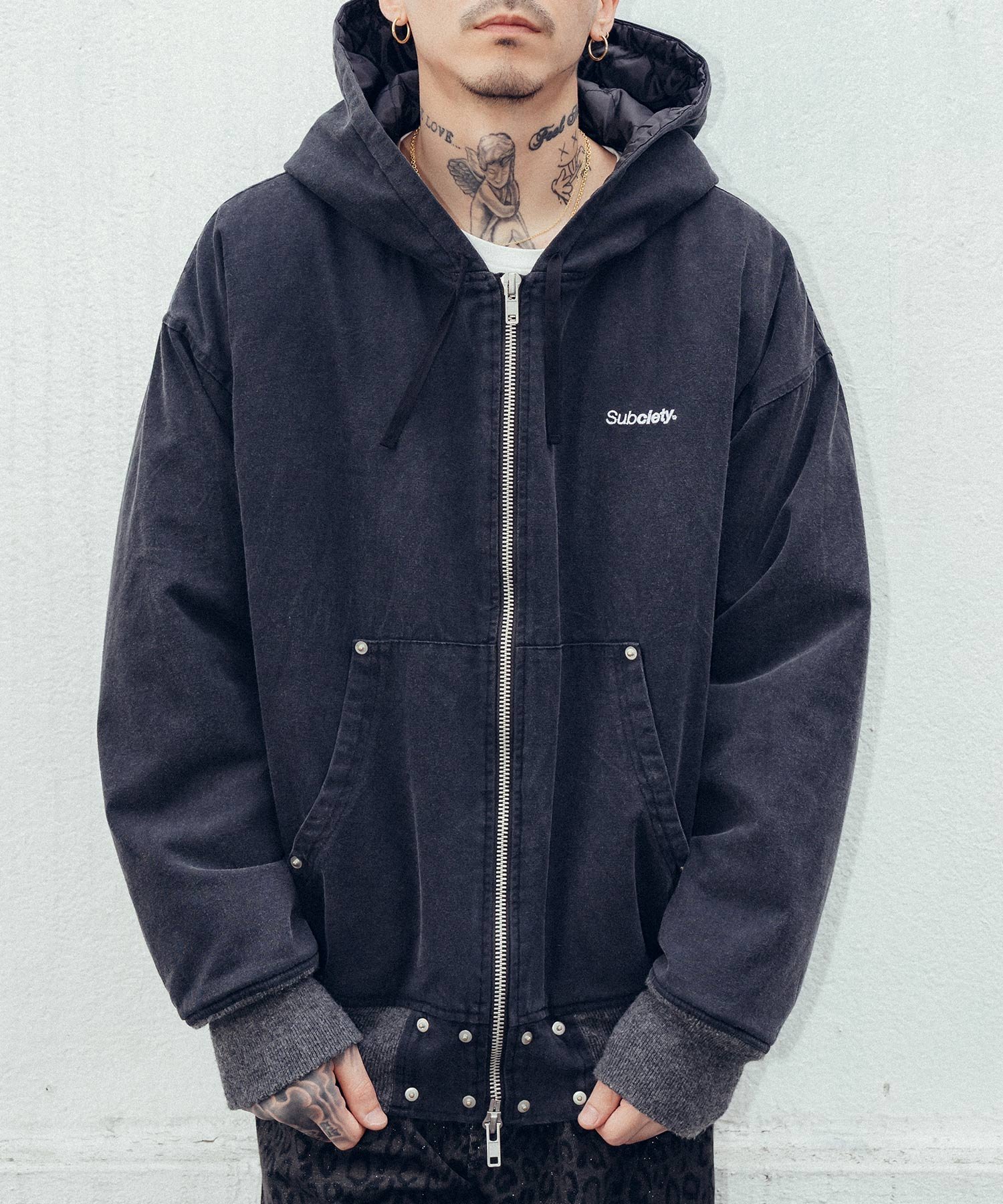 楽天市場】Subciety サブサエティー（カラーブラック）（コート 
