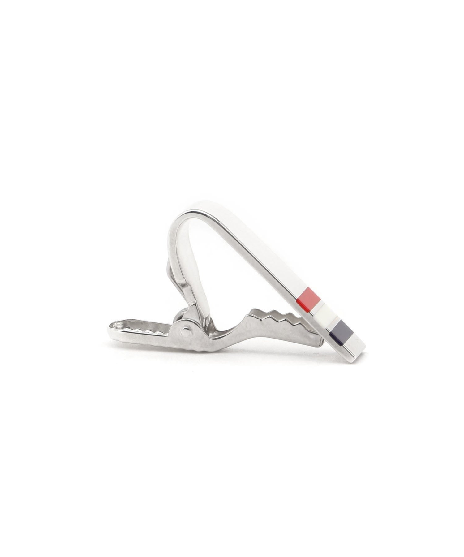 THOM BROWNE CLASSIC VERTICAL SHORT TIE BAR W/ RWB トムブラウン スーツ・フォーマル スーツ系小物 シルバー【送料無料】