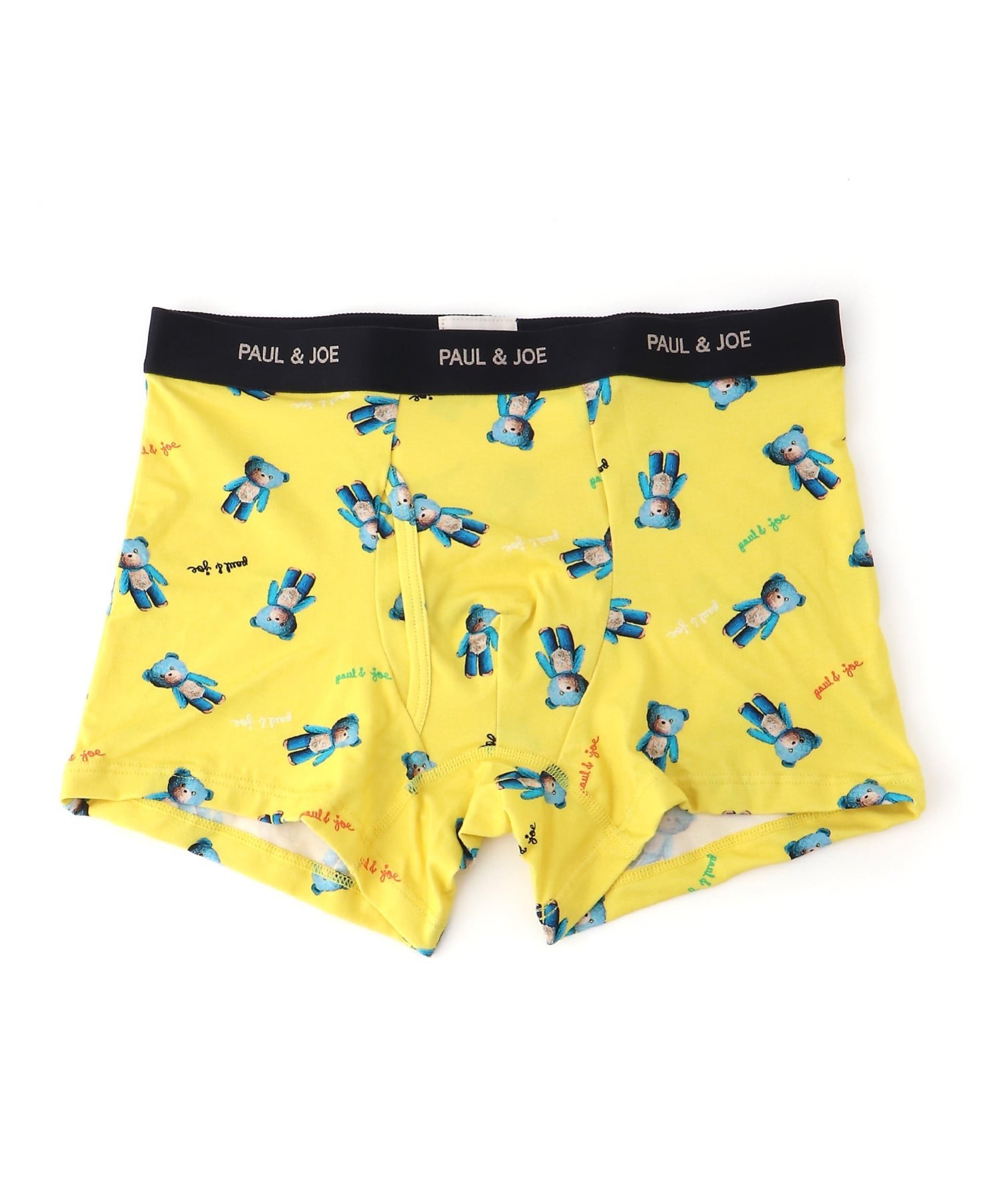 PAUL & JOE (M)PAUL & JOE//ポール & ジョー ブルーベア柄プリント ボクサーパンツ ボディライフ インナー・ルームウェア ボクサーパンツ・トランクス イエロー ブラック