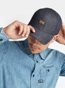 G-Star RAW 【公式ショップ】ORIGINAL DENIM BB CAP/ブランドロゴデニムベースボールキャップ ジースターロゥ 帽子 キャップ ネイビー【送料無料】