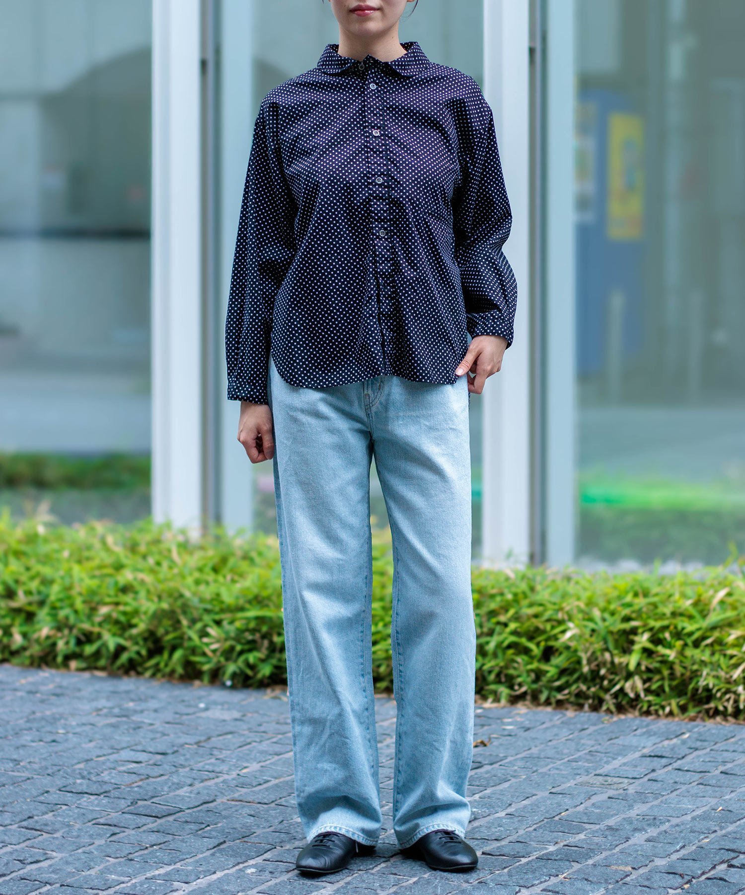D.M.G. 甘織デニム 5Pストレートデニム ドミンゴ パンツ ジーンズ・デニムパンツ ブルー【送料無料】