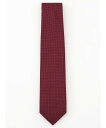 Aquascutum MEN Small Dot Tie アクアスキュータム スーツ・フォーマル ネクタイ・蝶ネクタイ レッド パープル【送料無料】