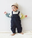 【SALE/33%OFF】devirock ベビー カットデニム風 サロペット セットアップ オールインワン サロペット デビロック オールインワン・オーバーオ...