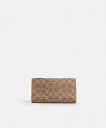 【SALE/62%OFF】COACH OUTLET 【公式】スリム ジップ ウォレット・シグネチャー キャンバス コーチ アウトレット 財布・ポーチ・ケース そ...