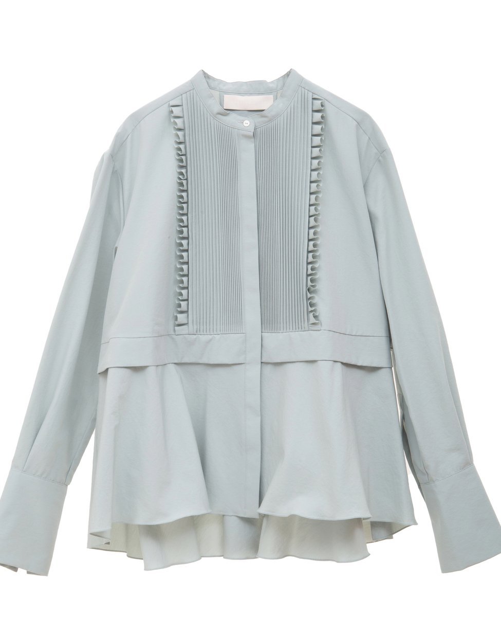 【SALE／40%OFF】TIARA 【MARILYN MOON/マリリンムーン】ブラウス ティアラ トップス シャツ・ブラウス グリーン ネイビー グレー【送料無料】のサムネイル