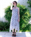【SALE/23%OFF】axes femme ロージーチェックキャミワンピース アクシーズファム ワンピース・ドレス ワンピース オレンジ グレー【送料無料】